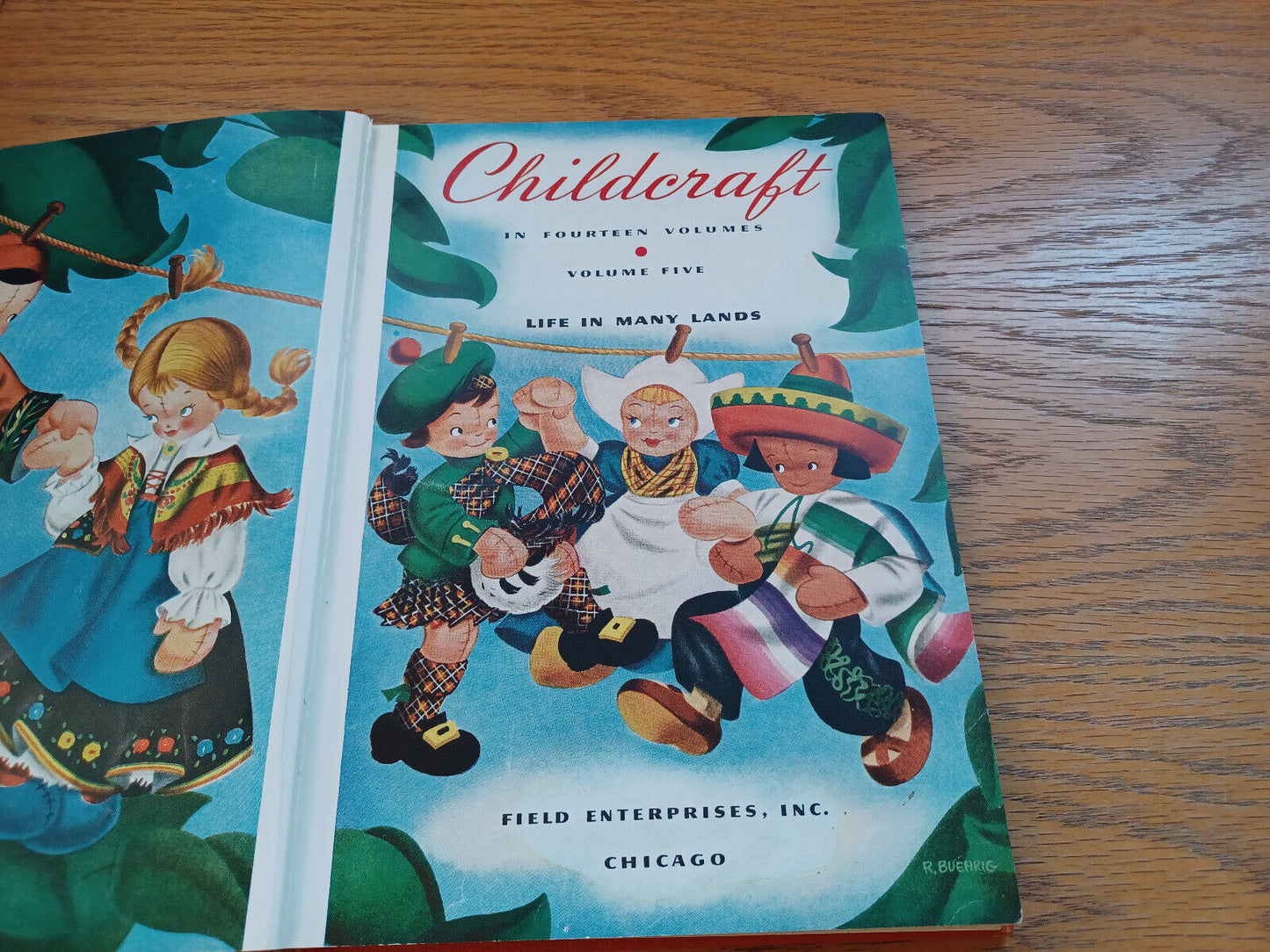 Childcraft 1949 Volume Five Life In Many Lands