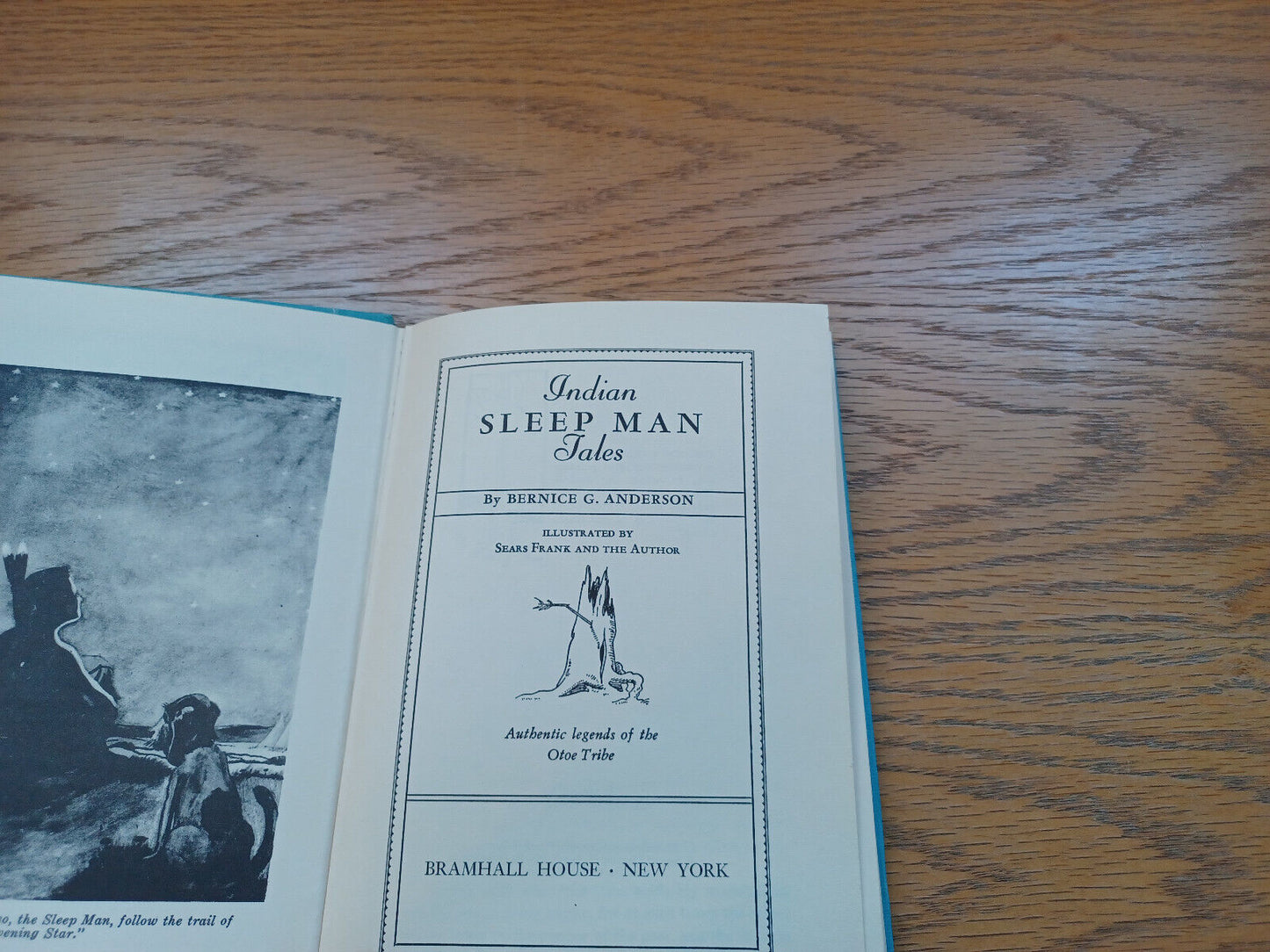 Indian Sleep Man Tales Bernice G Anderson Bramhall House 1940