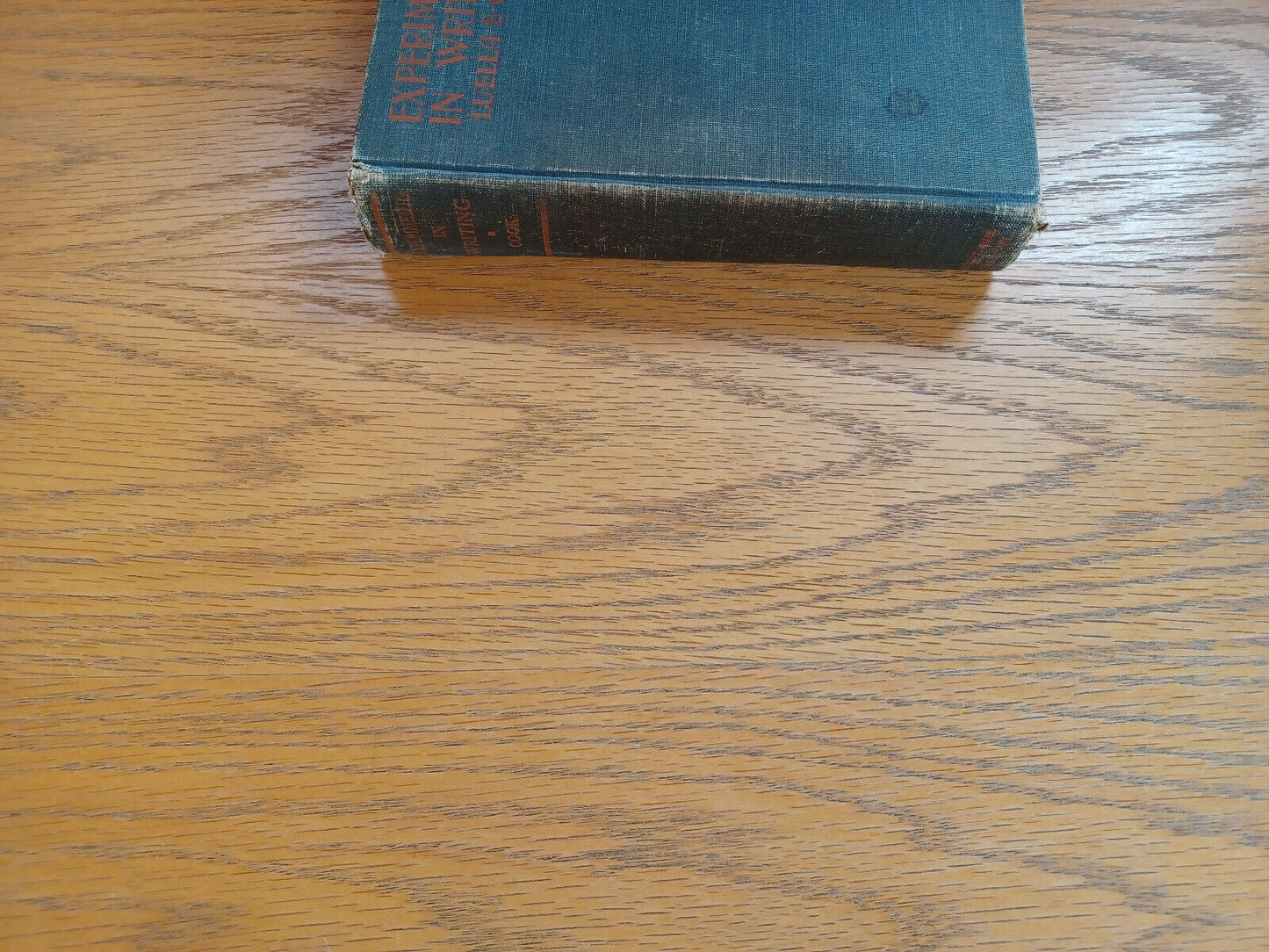 Experiments in Writing Luella B Cook 1927 Hardcover Harcourt Brace