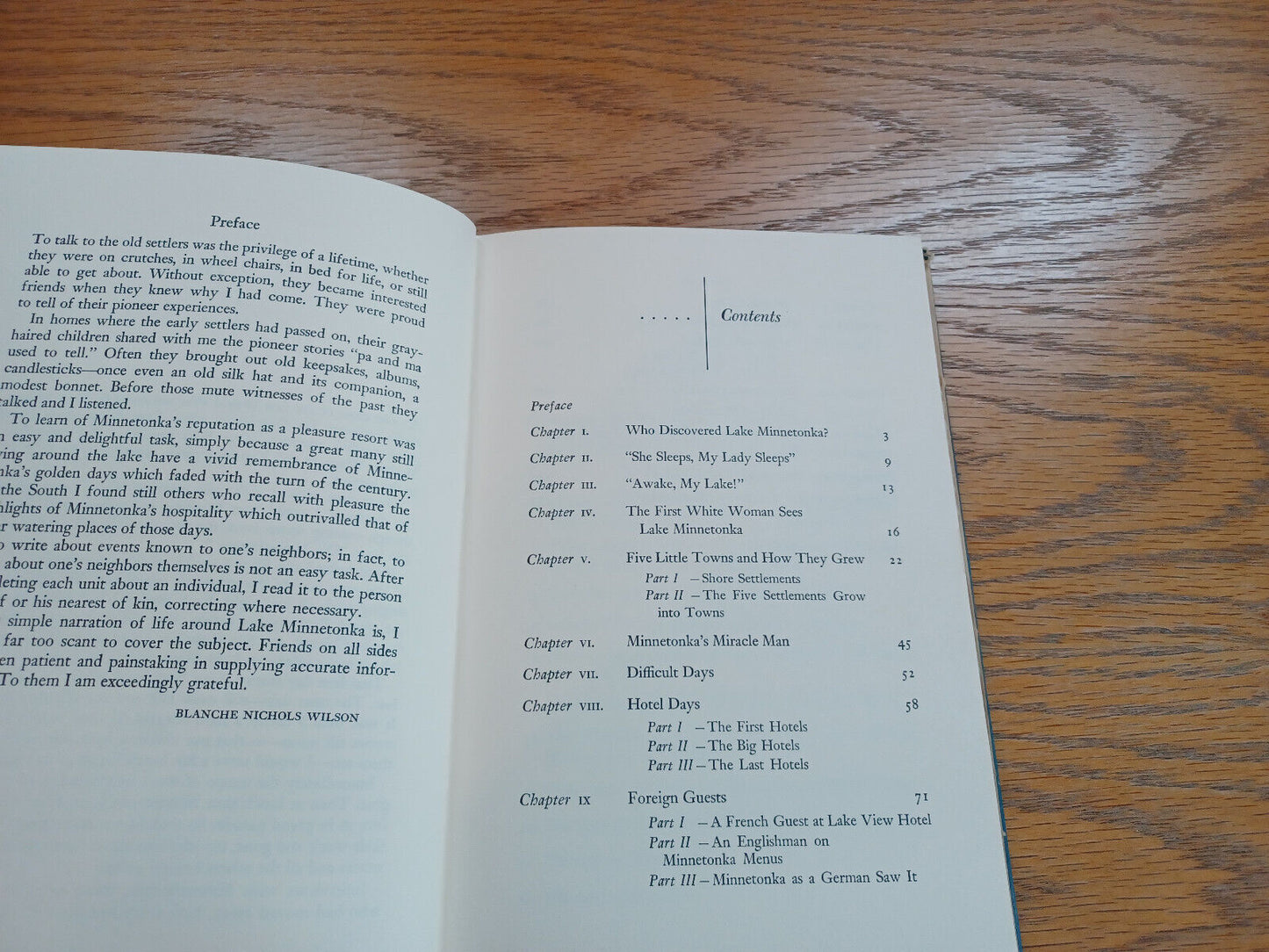 Minnetonka Story Blanche Nichols Wilson 1971 Hardcover Dust Jacket Ross & Haines