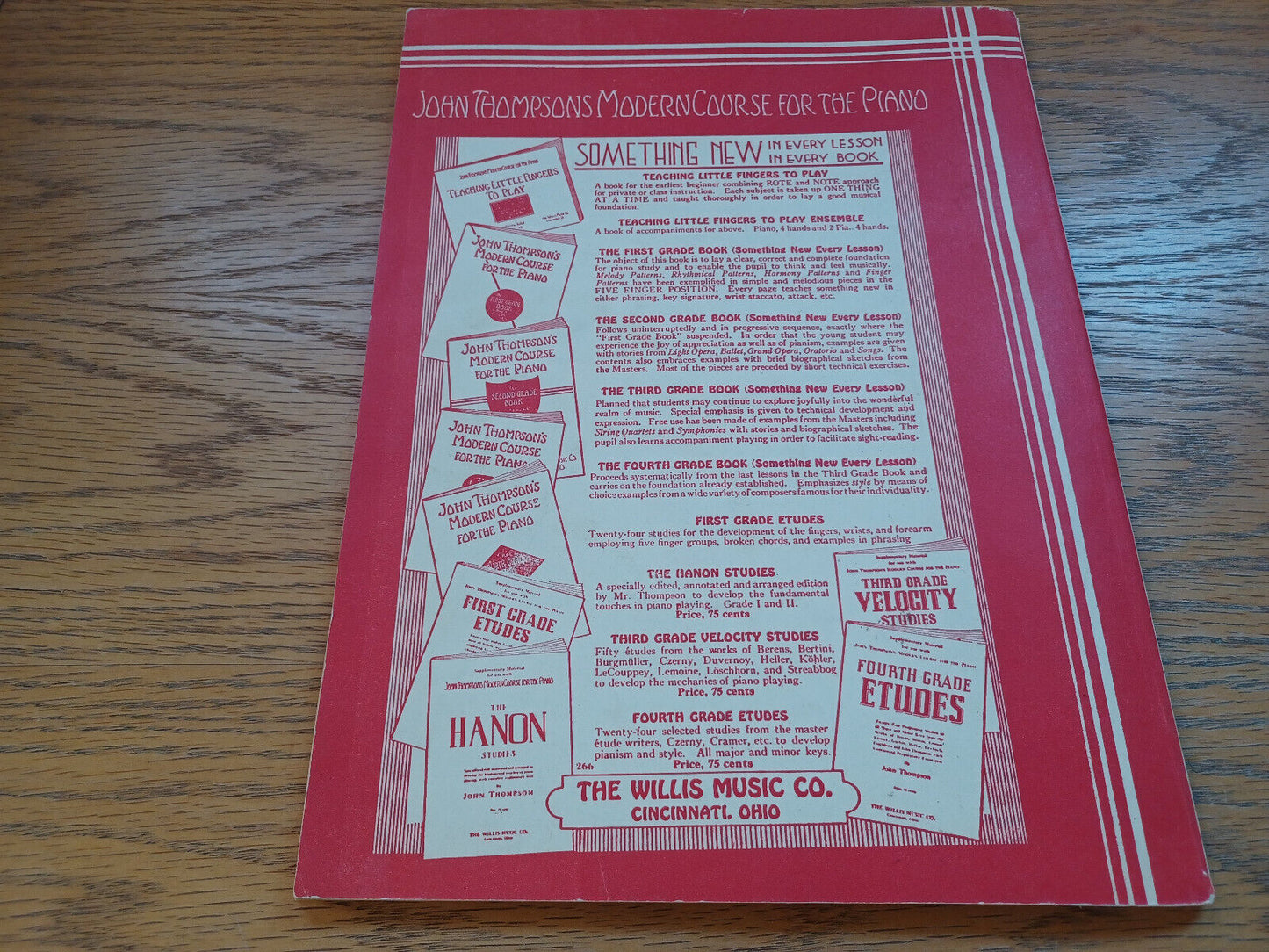 John Thompson'S Modern Course For The Piano Third Grade 1938