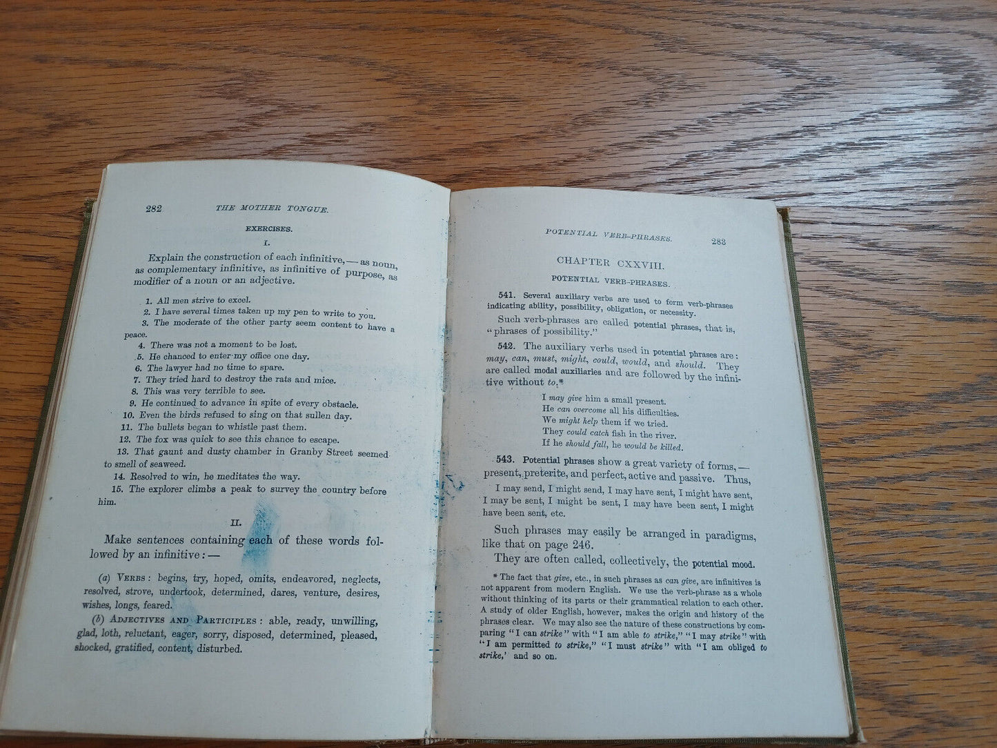 The Mother Tongue Book II George Lyman Kittredge 1901 Ginn & Company Hardcover