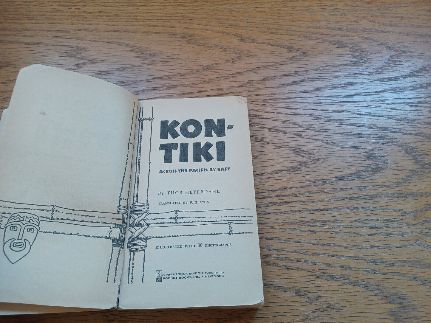 Kon-Tiki Across The Pacific By Raft Thor Heyerdahl 1964