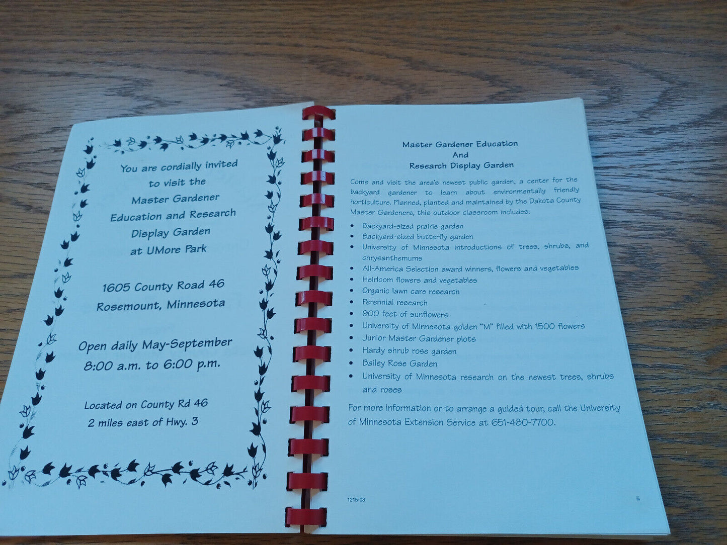 Favorite Recipes Master Gardener Dakota County 2003
