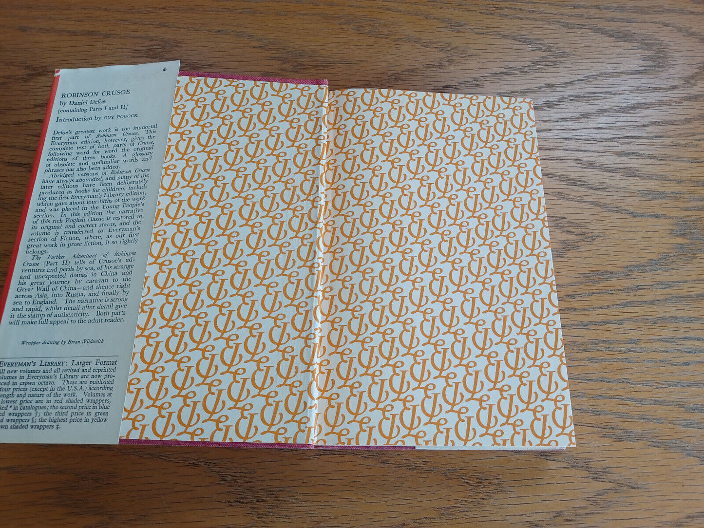 Robinson Crusoe Daniel Defoe 1960 Hardcover Dust Jacket E P Dutton