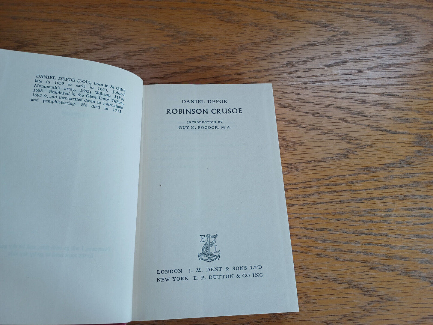 Robinson Crusoe Daniel Defoe 1960 Hardcover Dust Jacket E P Dutton
