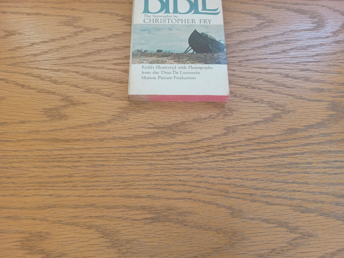 The Bible Screenplay Christopher Fry 1966 Paperback Pocket Books