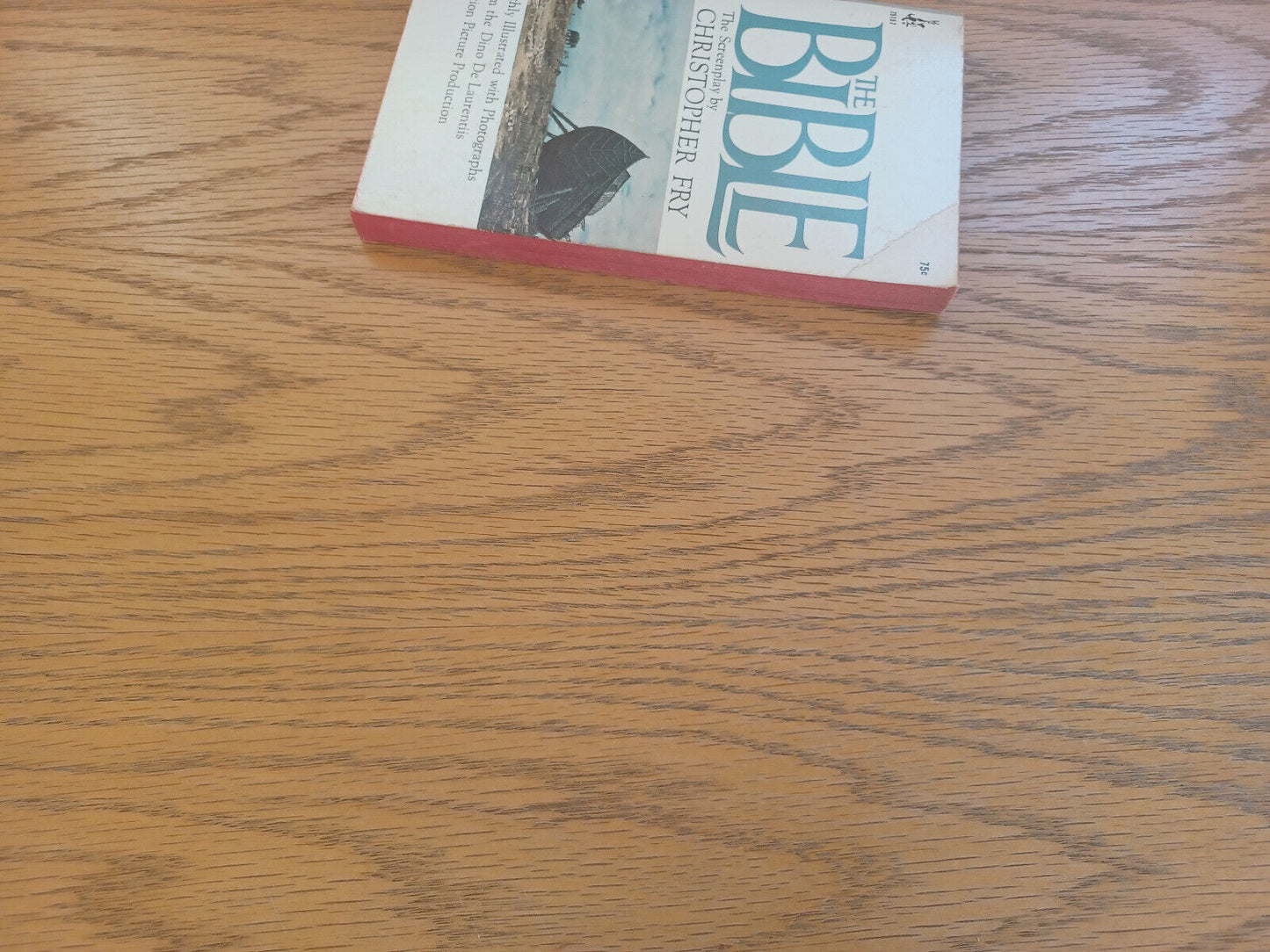 The Bible Screenplay Christopher Fry 1966 Paperback Pocket Books