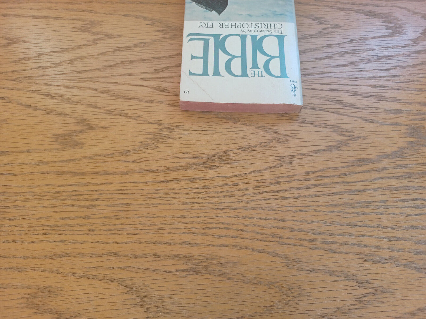 The Bible Screenplay Christopher Fry 1966 Paperback Pocket Books