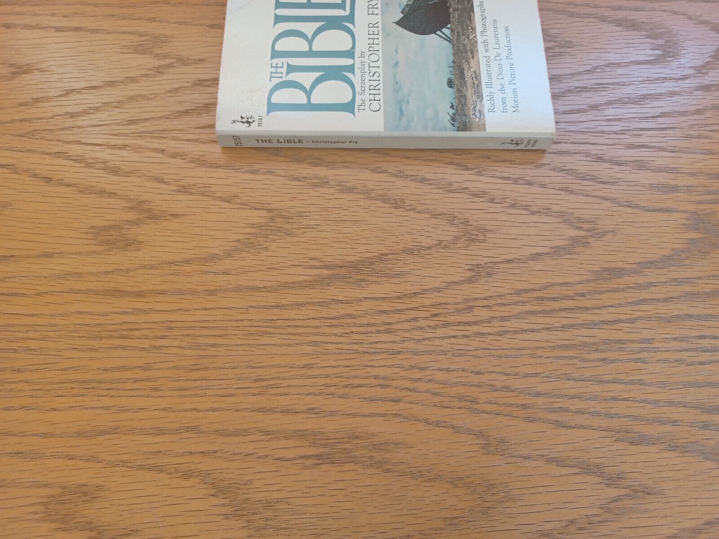 The Bible Screenplay Christopher Fry 1966 Paperback Pocket Books