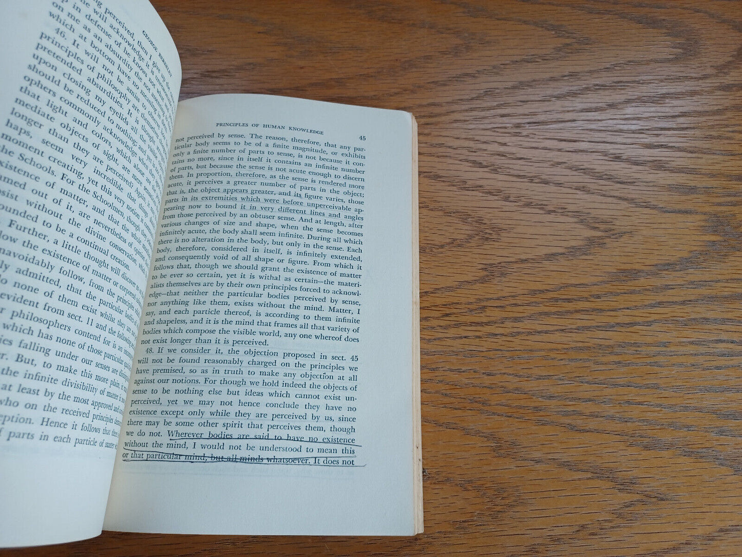 A Treatise Concerning the Principles of Human Knowledge George Berkeley 1957 Bob