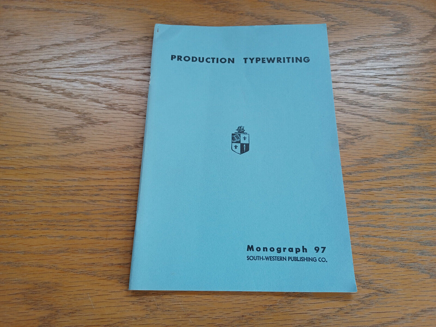 Production Typewriting Thomas James Crawford 1960 Paperback South-Western Monogr