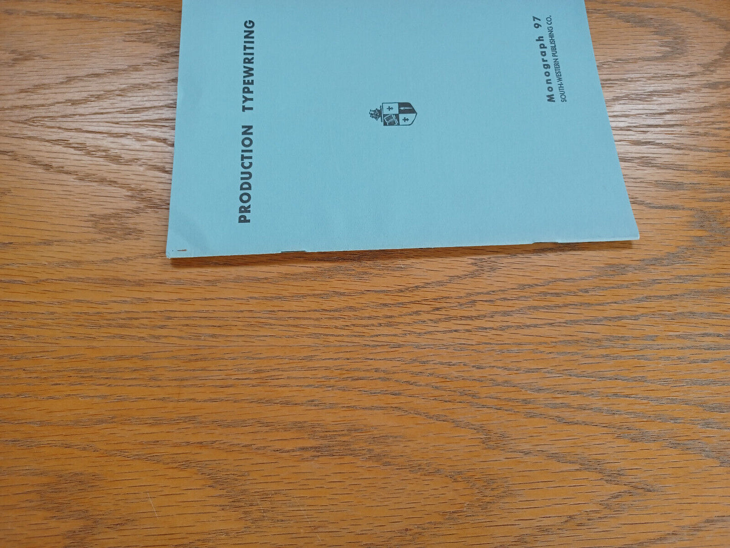 Production Typewriting Thomas James Crawford 1960 Paperback South-Western Monogr