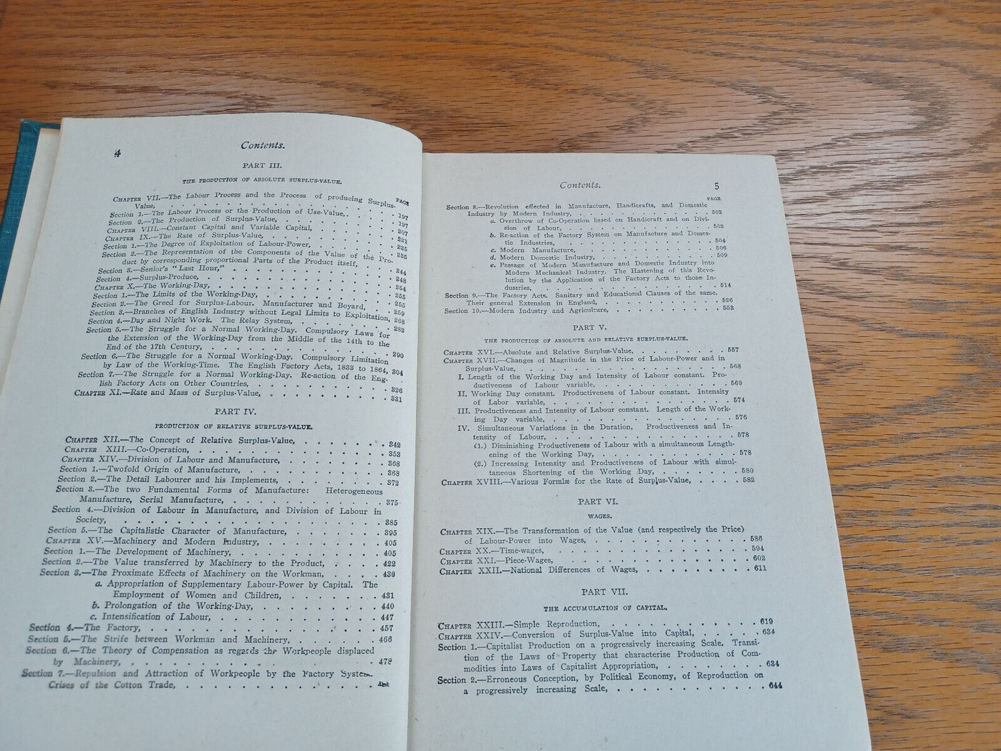 Capital a Critique of Political Economy Karl Marx 1906 Modern Library Hardcover