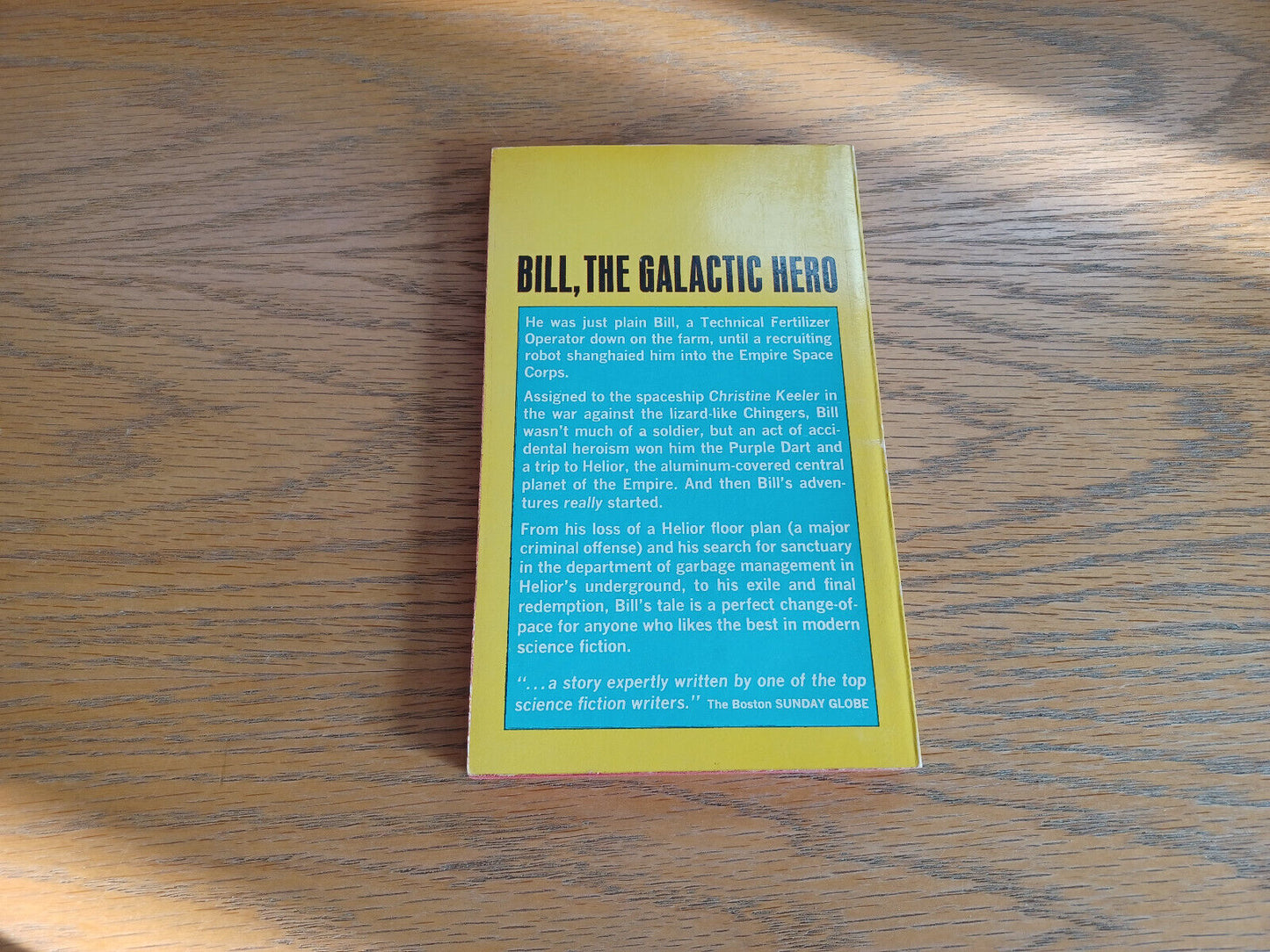 Bill the Galactic Hero Harry Harrison 1965 Berkley Paperback