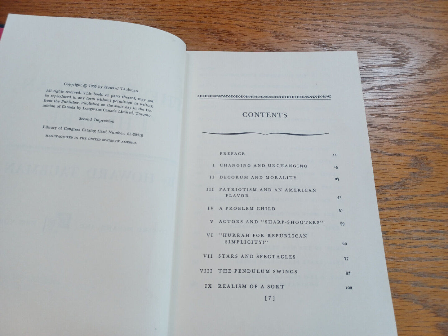 The Making of the American Theatre Howard Taubman 1965 Hardcover Coward McCann