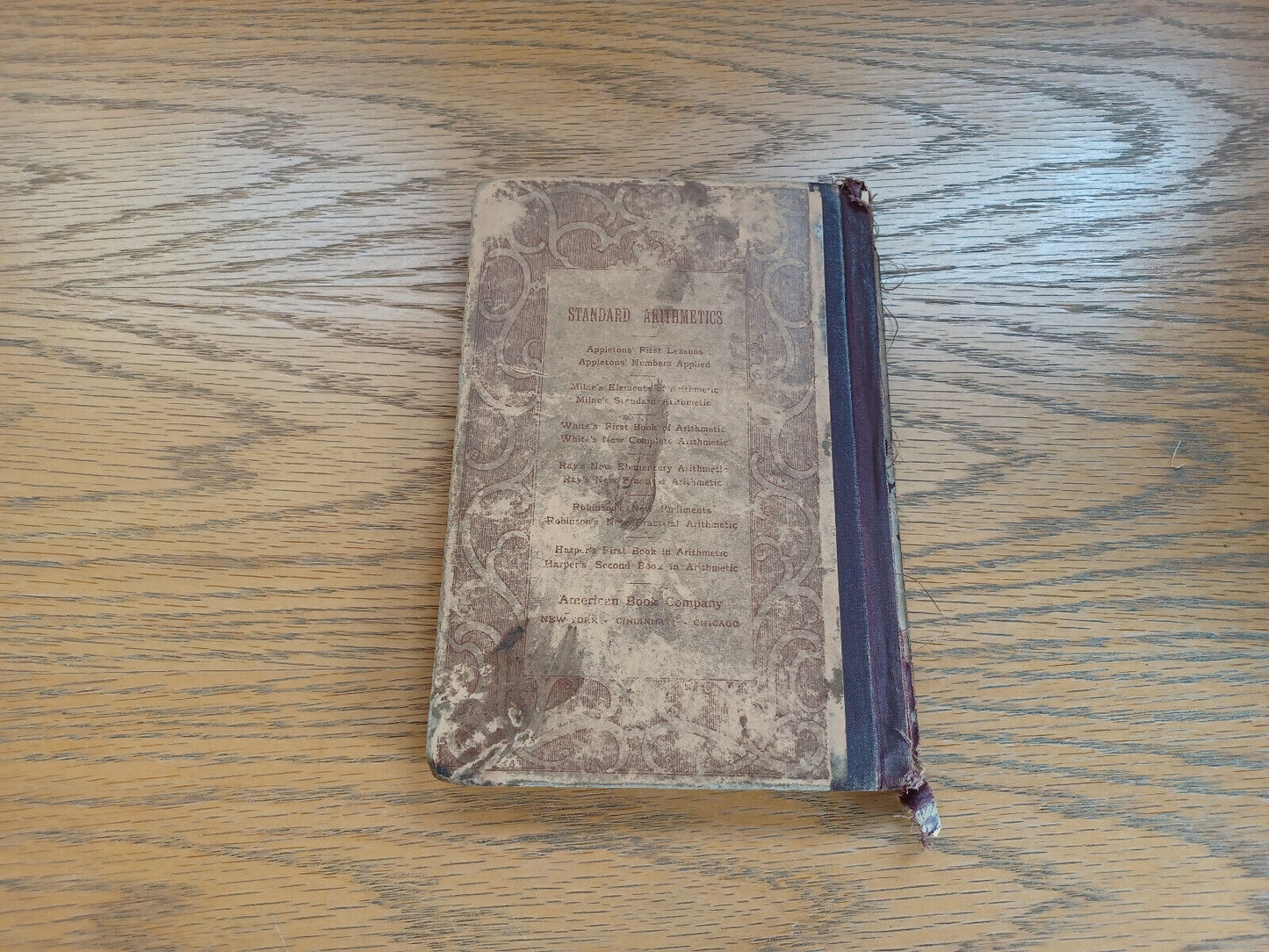 Dubbs’ Arithmetical Problems Part Two 1893 Hardcover Pupils’ Edition American Bo