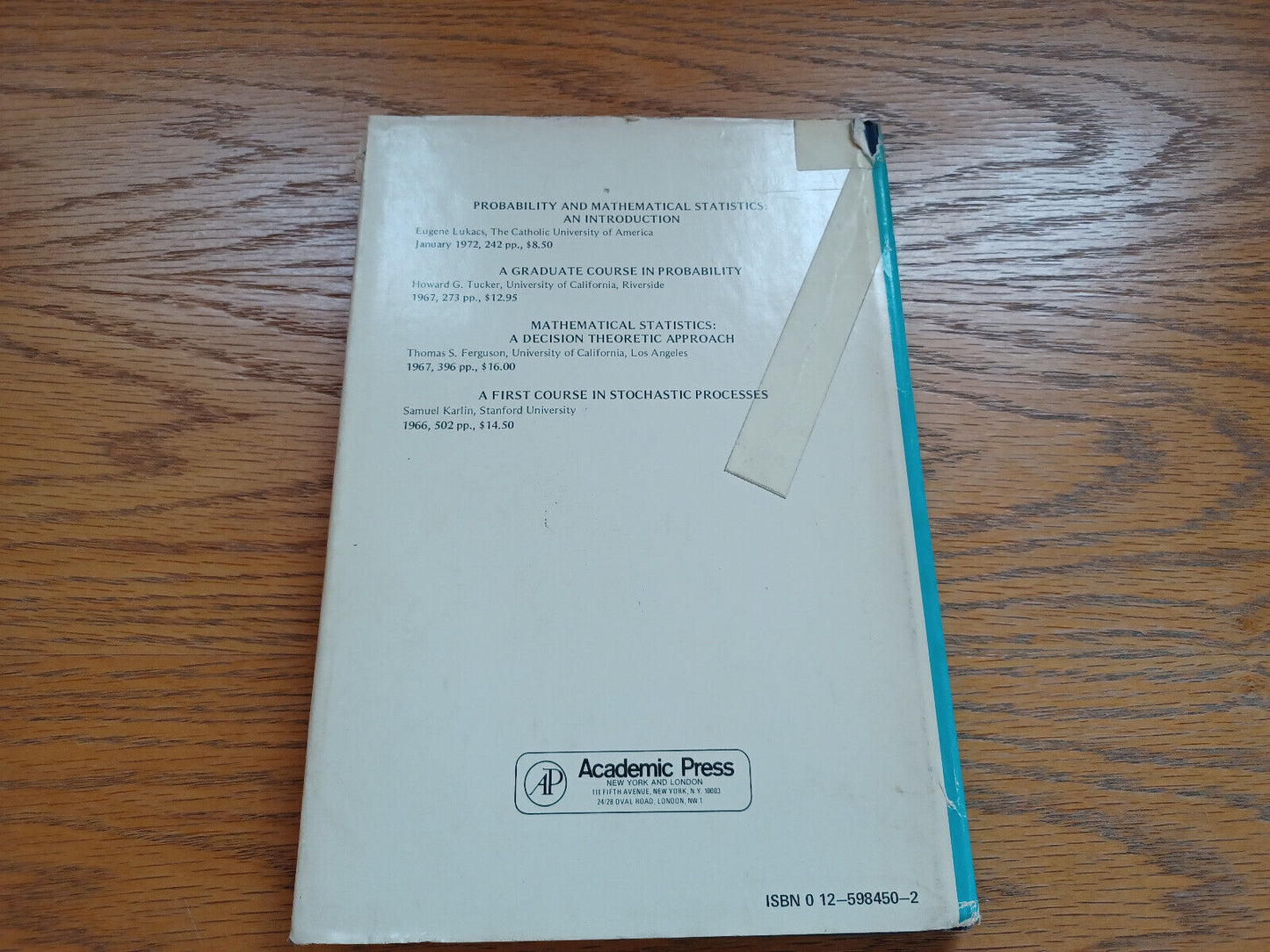 Introduction to Probability Models Sheldon M Ross 1972 Academic Press