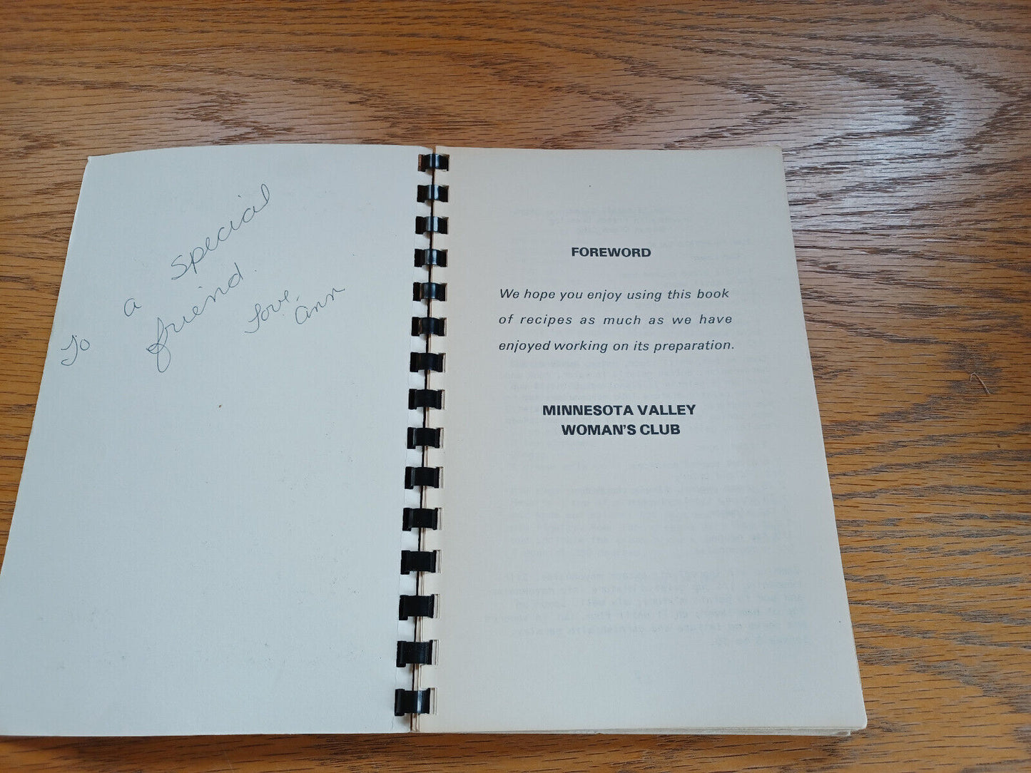 Luncheon Menus & Recipes Minnesota Valley Woman’s Club Cookbook