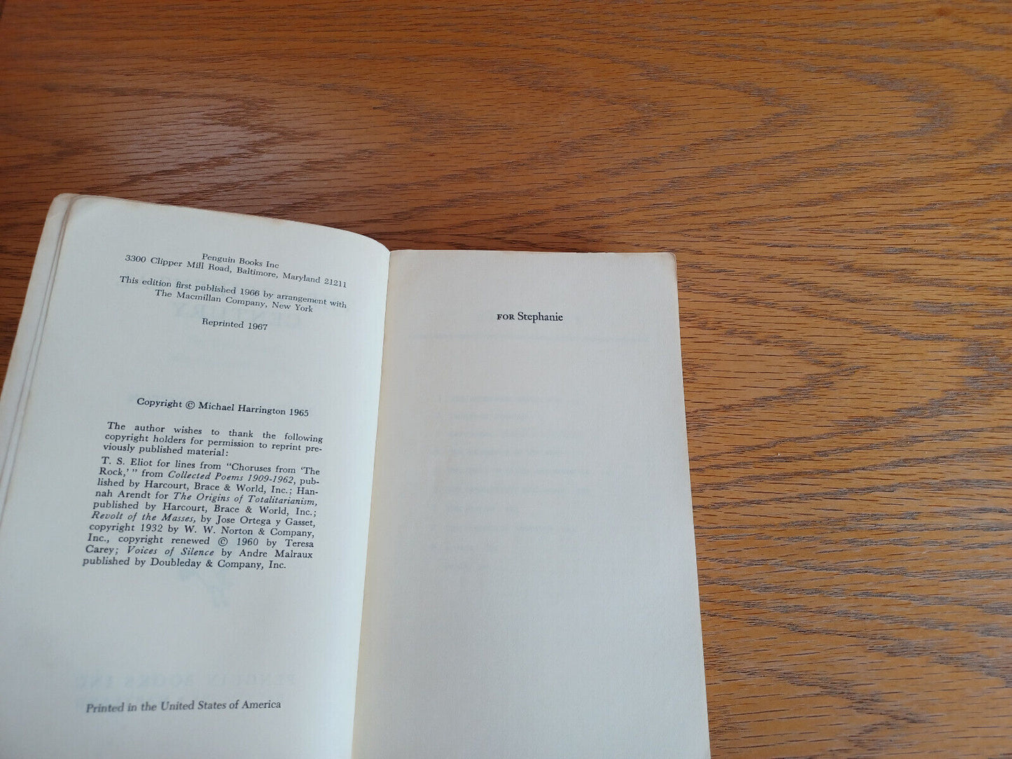 The Accidental Century Michael Harrington 1967 Paperback Penguin Books