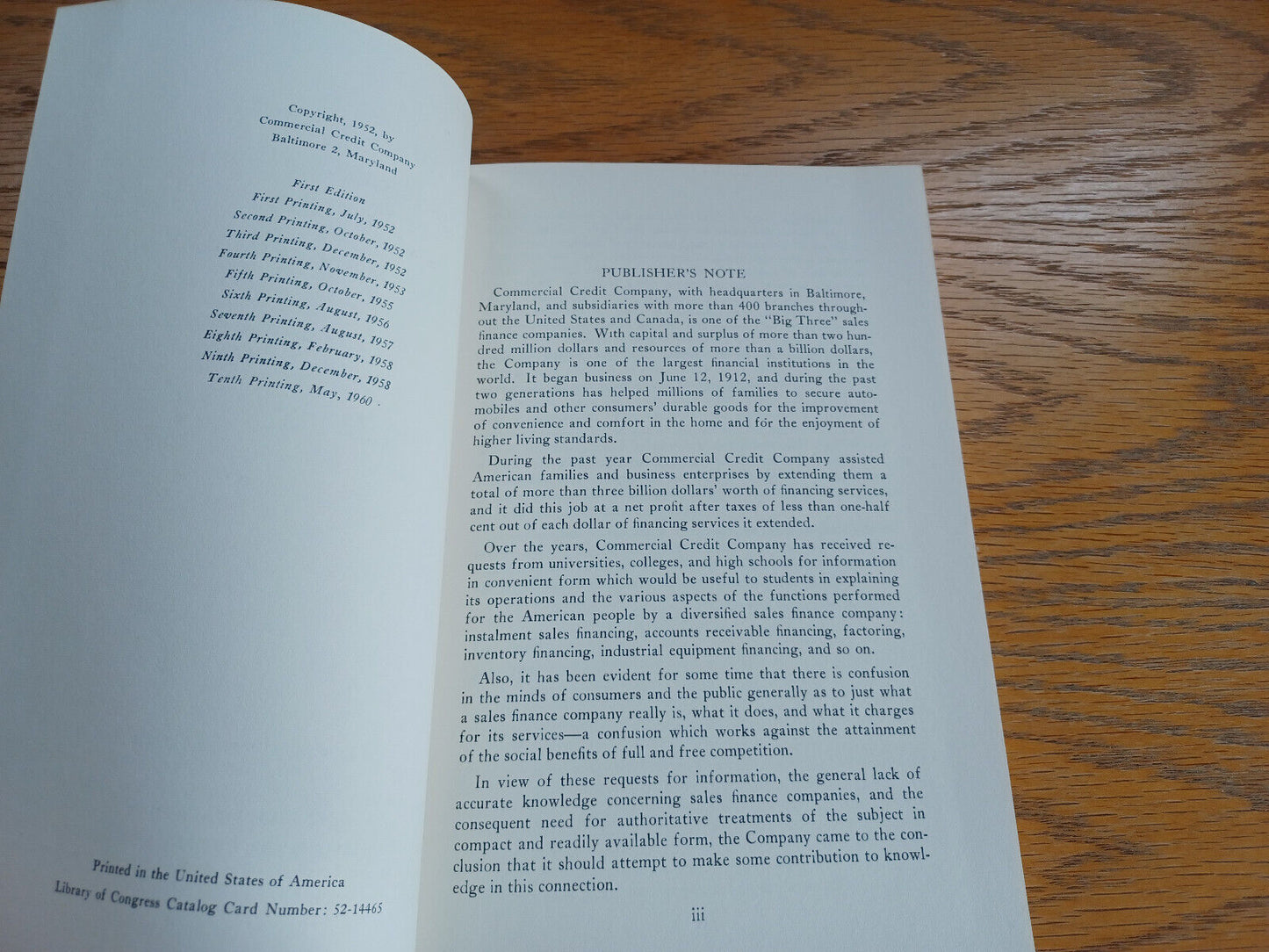 The Role of the Sales Finance Companies in the American Economy Clyde William Ph