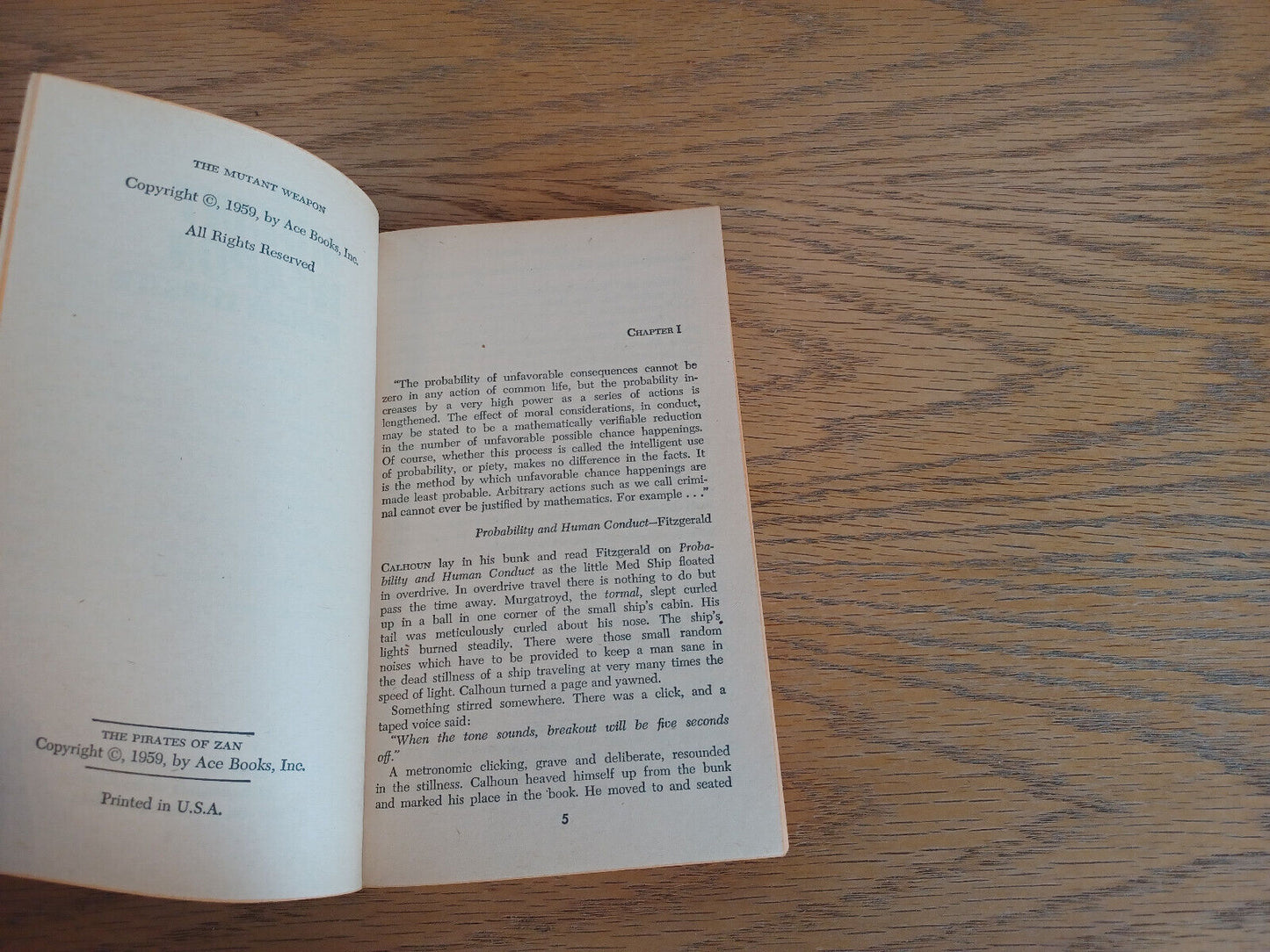 The Pirates of Zan Murray Leinster 1959 Paperback Ace Books