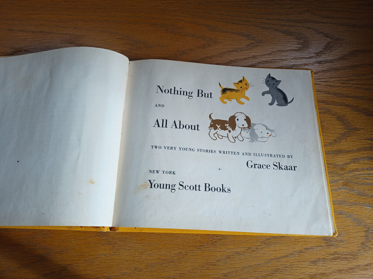Nothing but and All About Grace Skaar 1947 Hardcover Young Scott Books