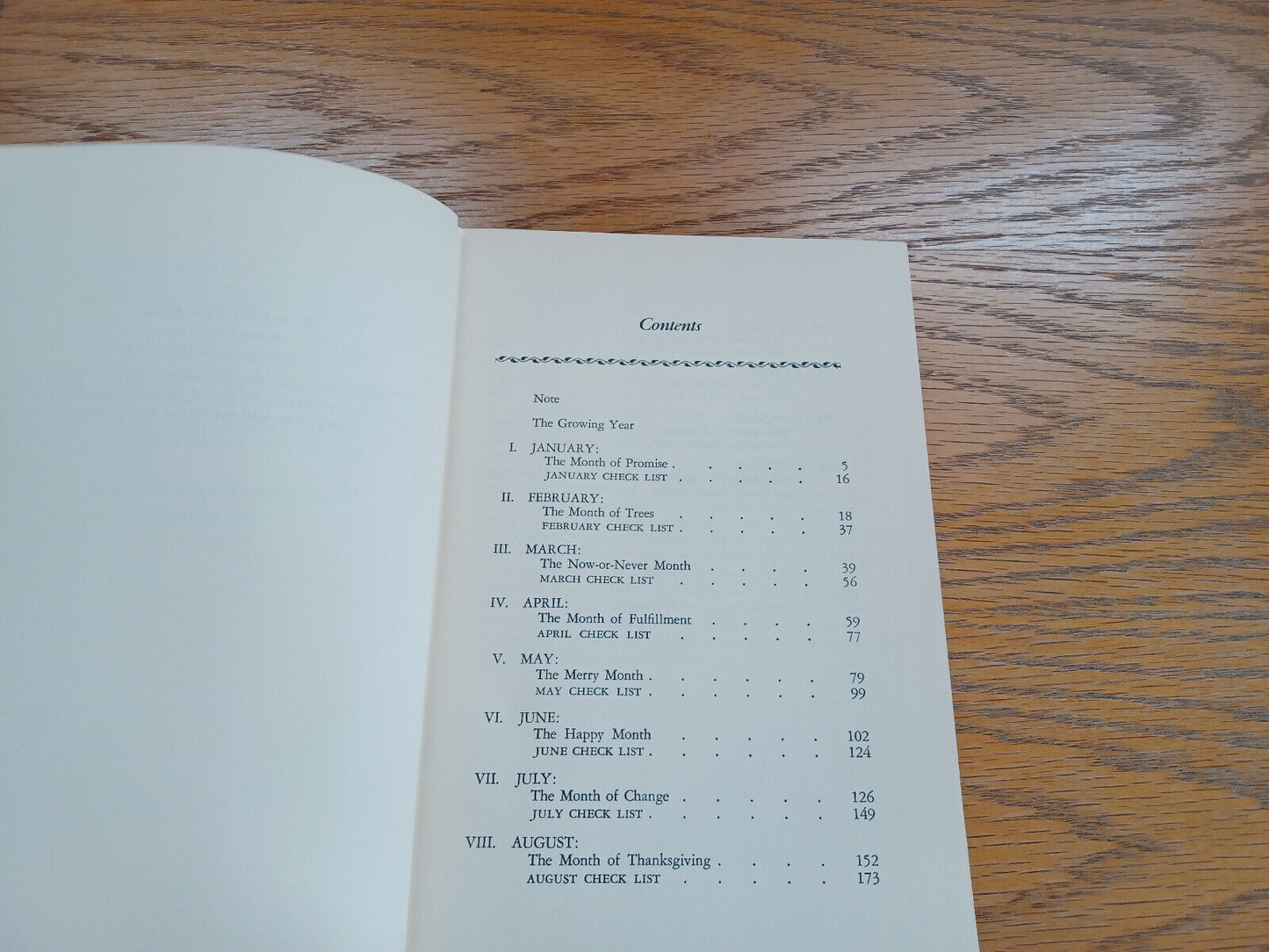 The Growing Year Clifton Lisle 1953 1st Printing Farrar Straus and Young