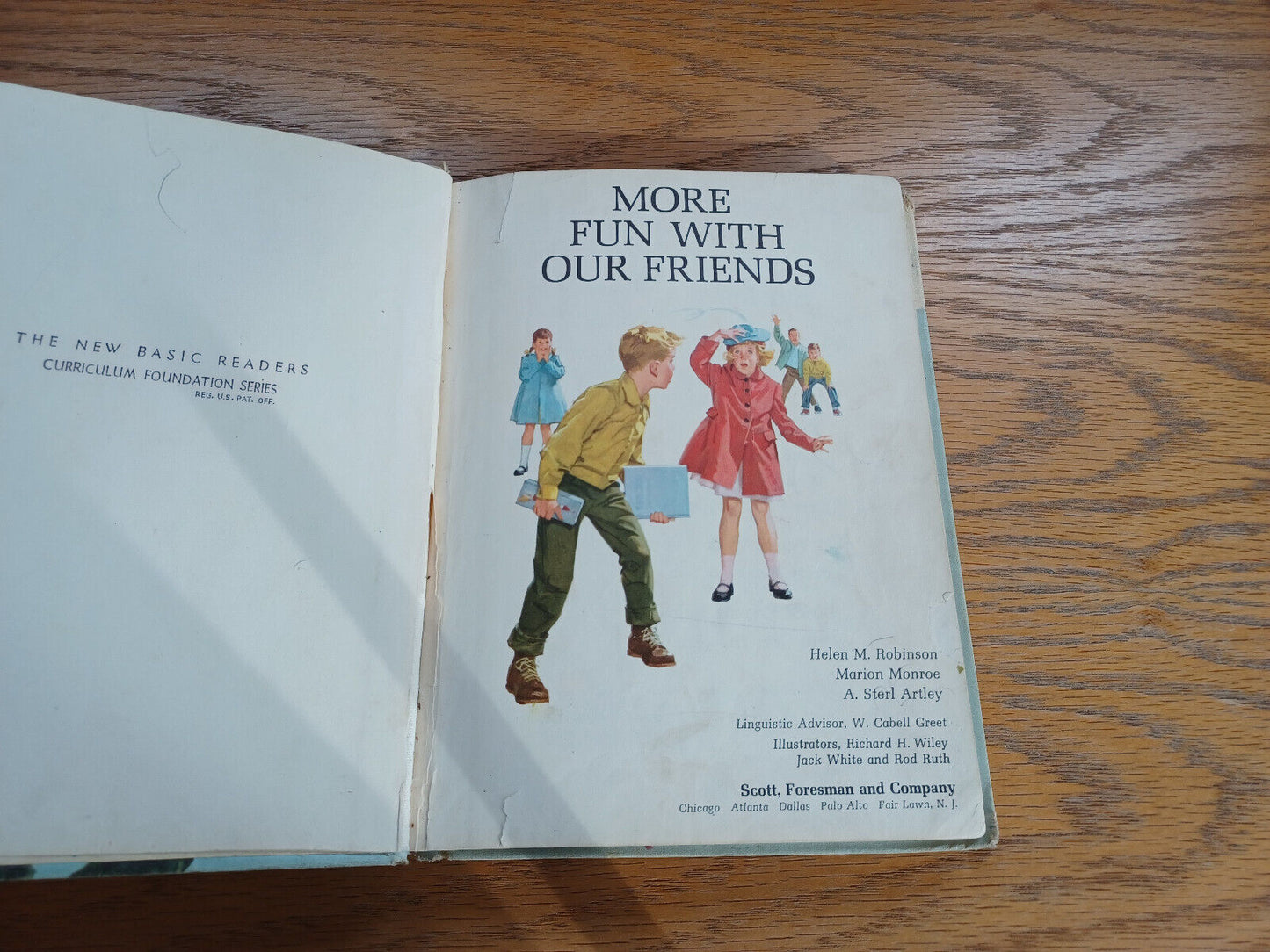 More Fun With Our Friends Helen M Robinson 1962 Hardcover Scott Foresman