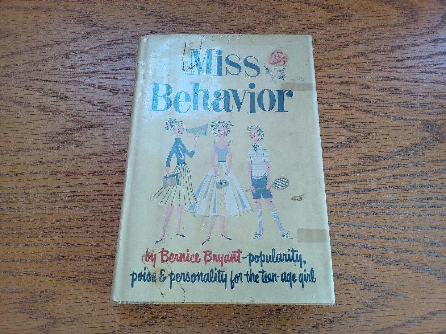 Miss Behavior Bernice Bryant 1960 Hardcover Dust Jacket Bobbs-Merrill