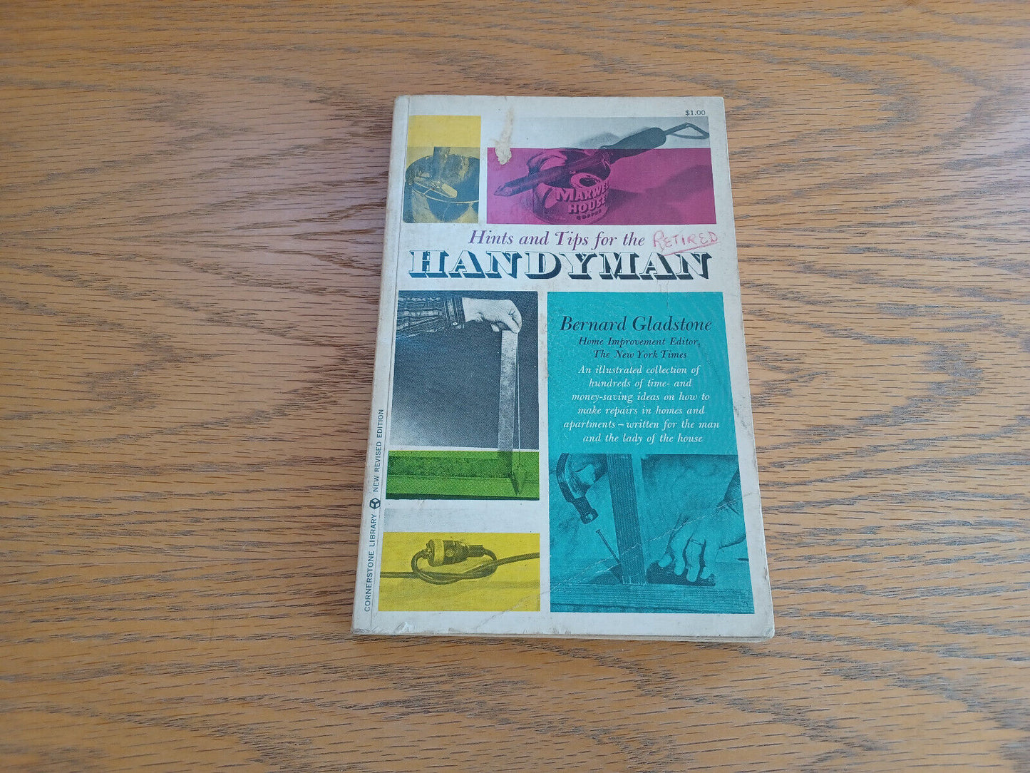Hints and Tips for the Handyman Bernard Gladstone 1969 Cornerstone Library Paper