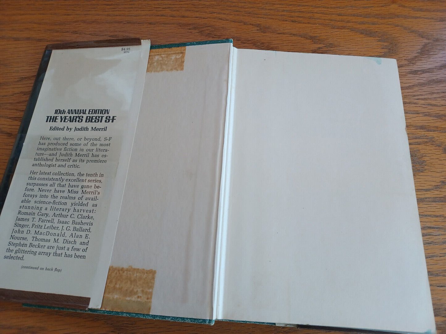 10th Annual Edition the Year’s Best SF 1965 1st Ed Judith Merril Delacorte Press