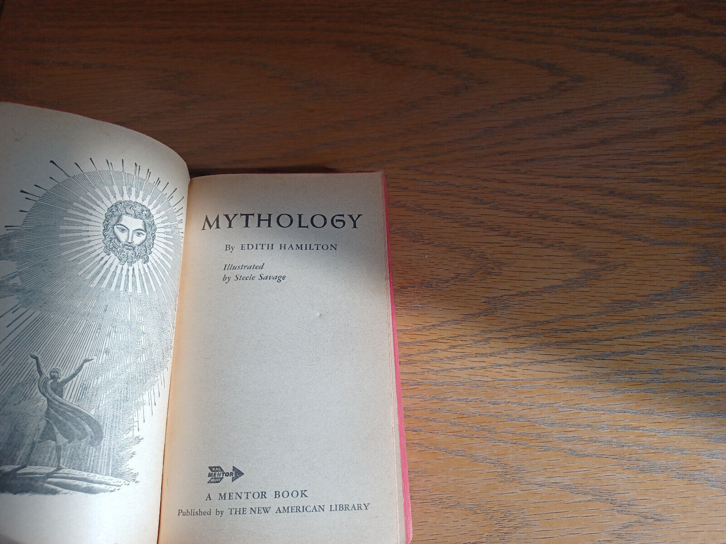 Mythology Edith Hamilton 1961 Paperback Mentor New American Library
