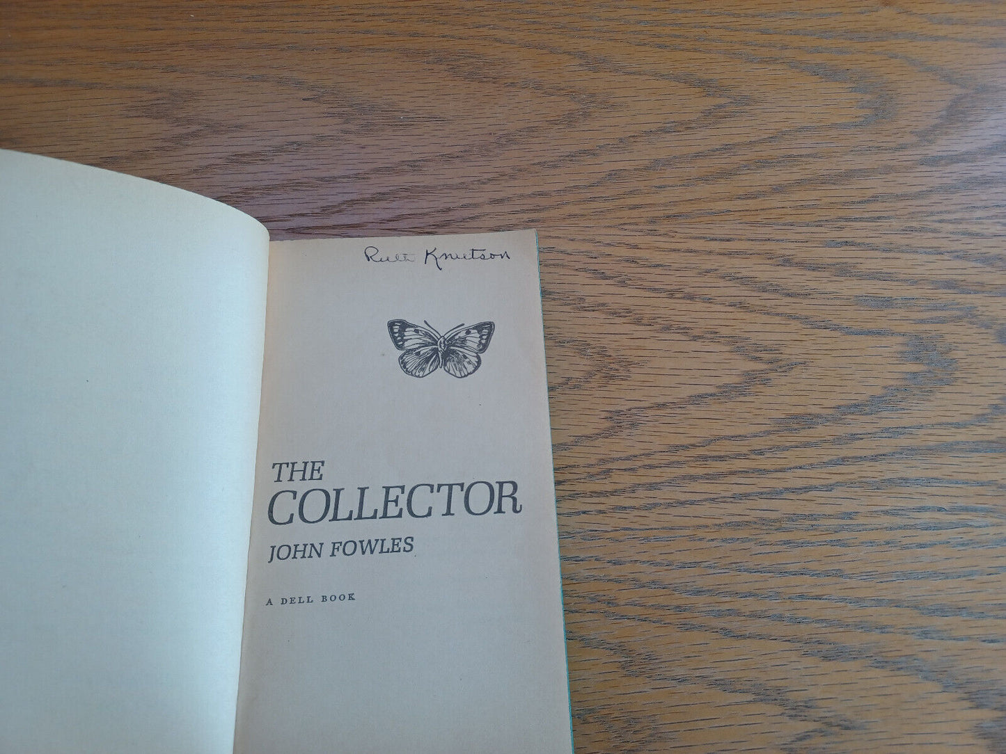 The Collector John Fowles 1964 Paperback Dell
