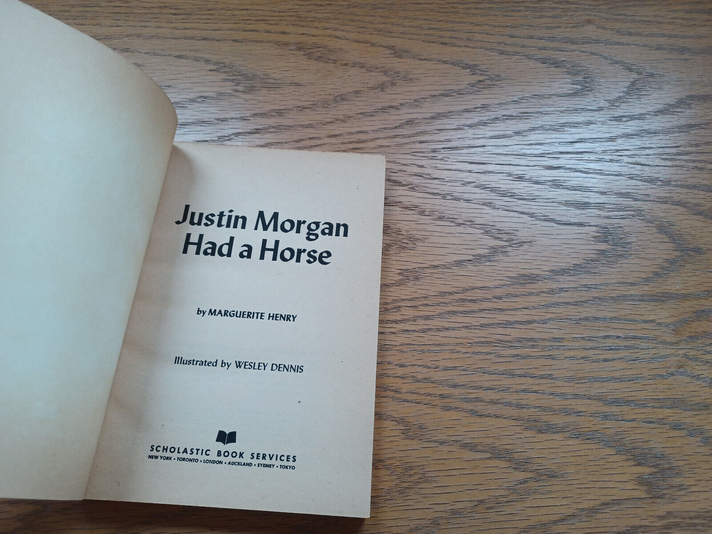 Justin Morgan Had A House By Marguerite Henry 1954