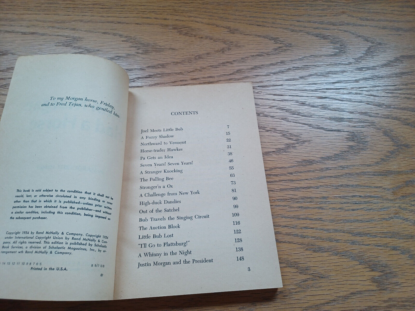 Justin Morgan Had A House By Marguerite Henry 1954