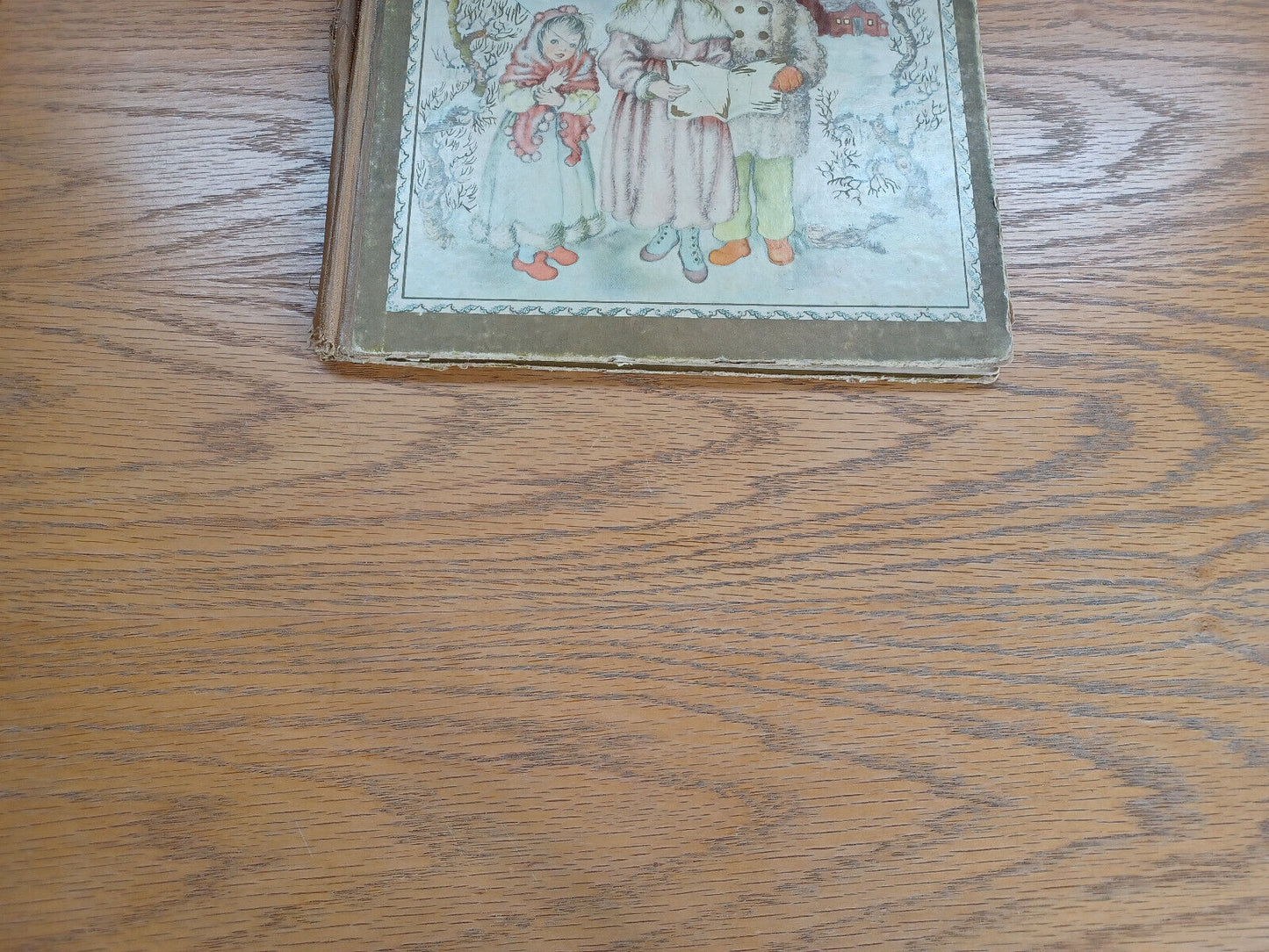 A Child’s Book of Christmas Carols Inez Bertail 1942 Hardcover Random House
