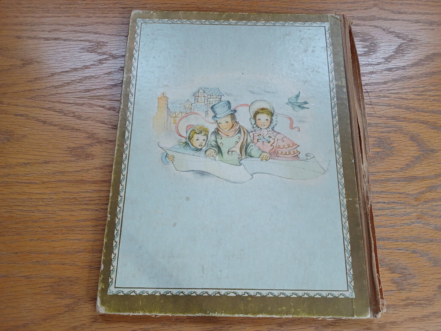 A Child’s Book of Christmas Carols Inez Bertail 1942 Hardcover Random House