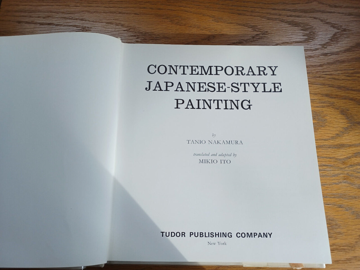 Contemporary Japanese Style Painting Tanio Nakamura 1969 Hardcover Dust Jacket T