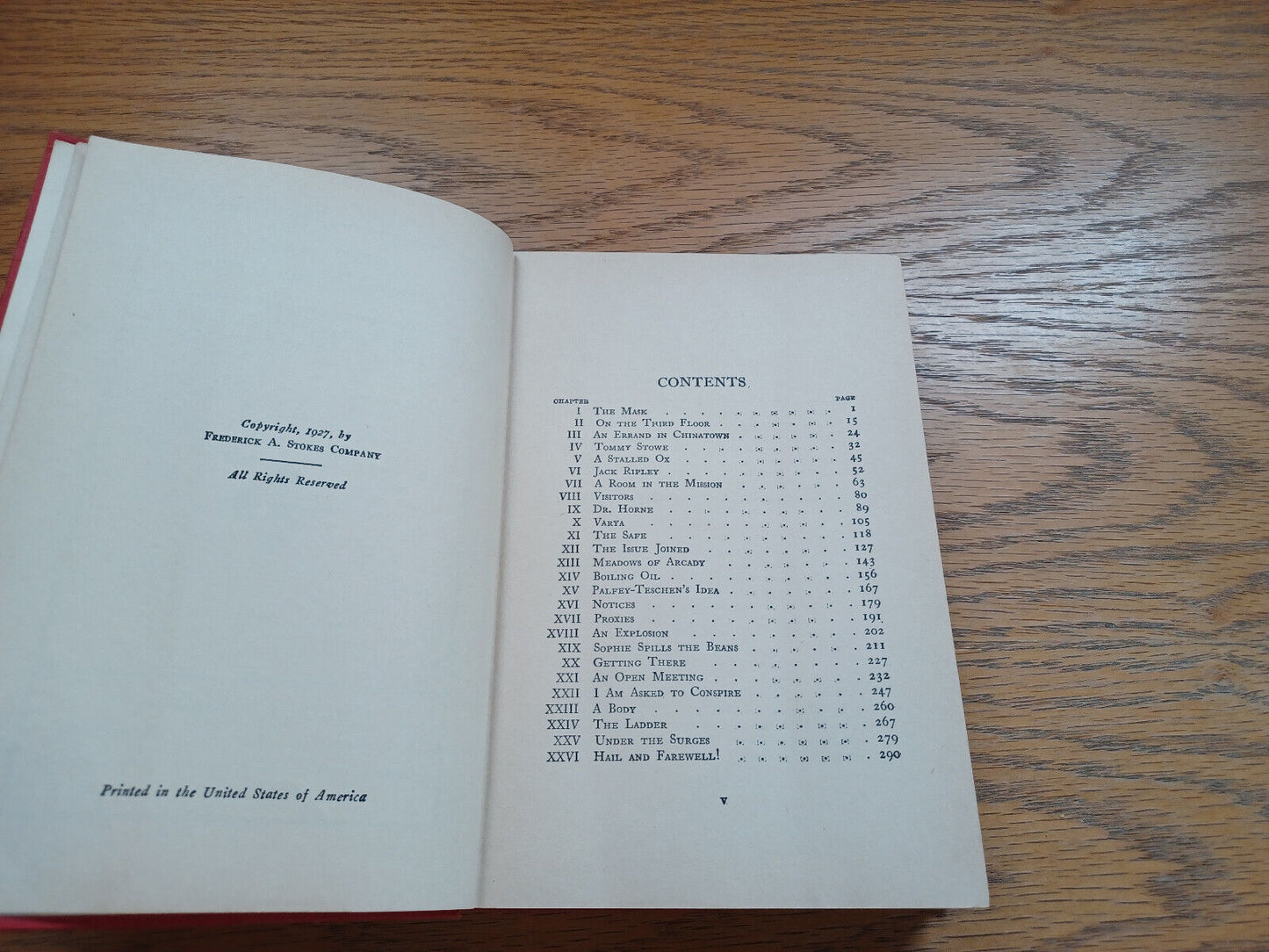 The Man Behind The Mask By Grace Cooke 1927