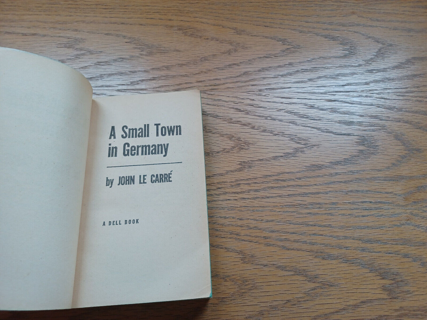 A Small Town In Germany By John Le Carre 1970
