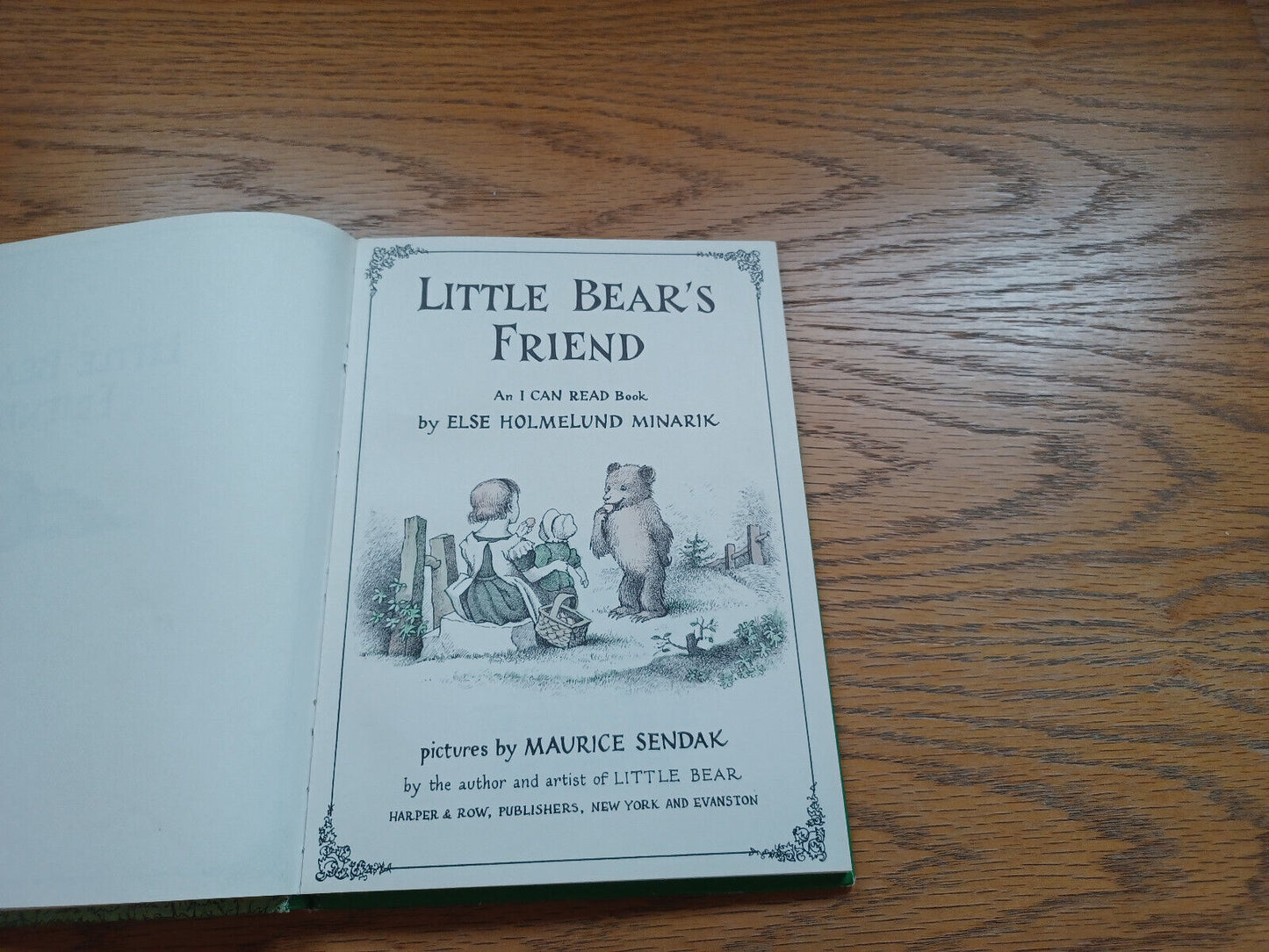 Little Bears Friend By Else Minarik 1960 Harper & Row