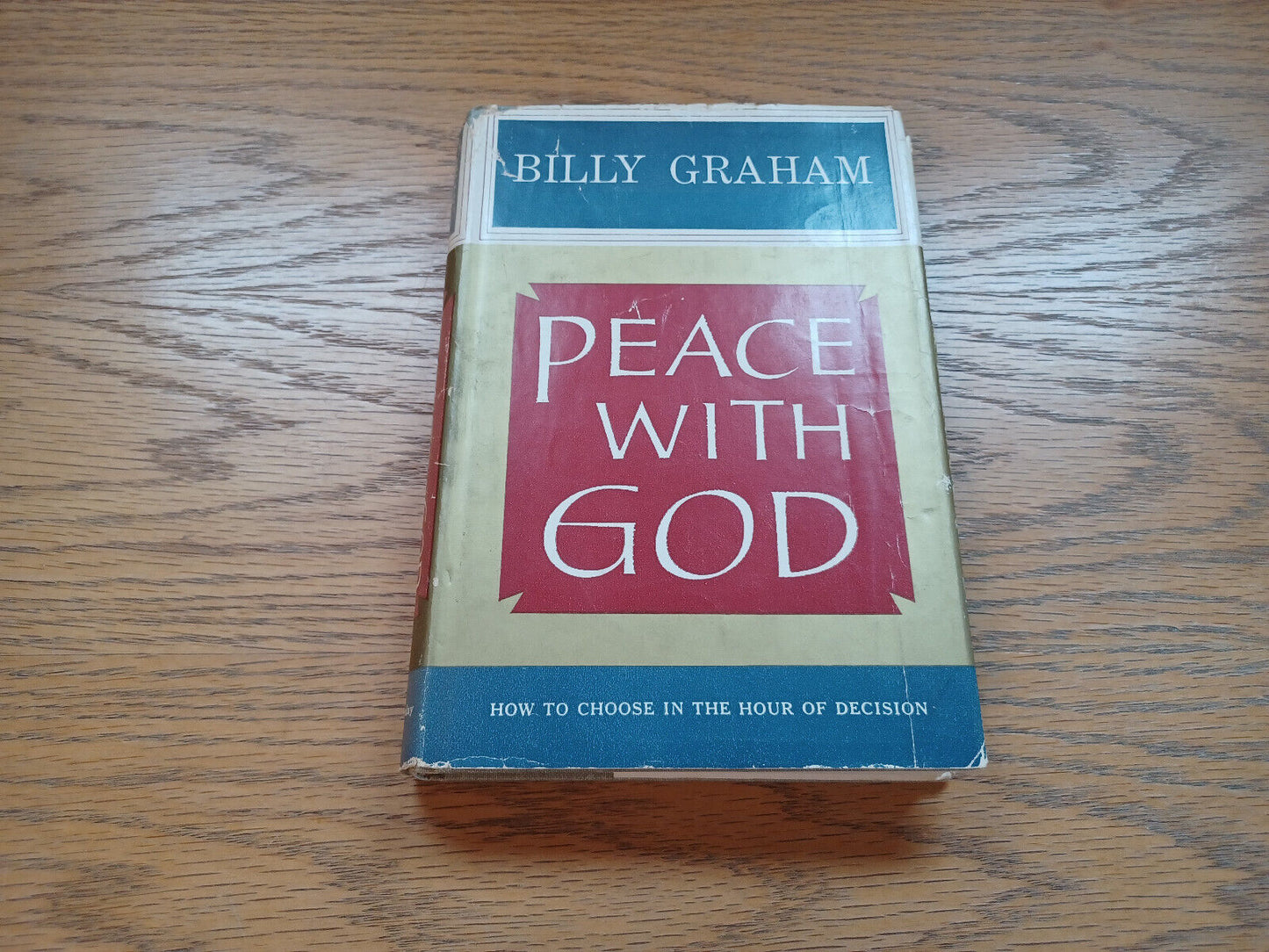 Peace With God By Billy Graham 1953 Dust Jacket
