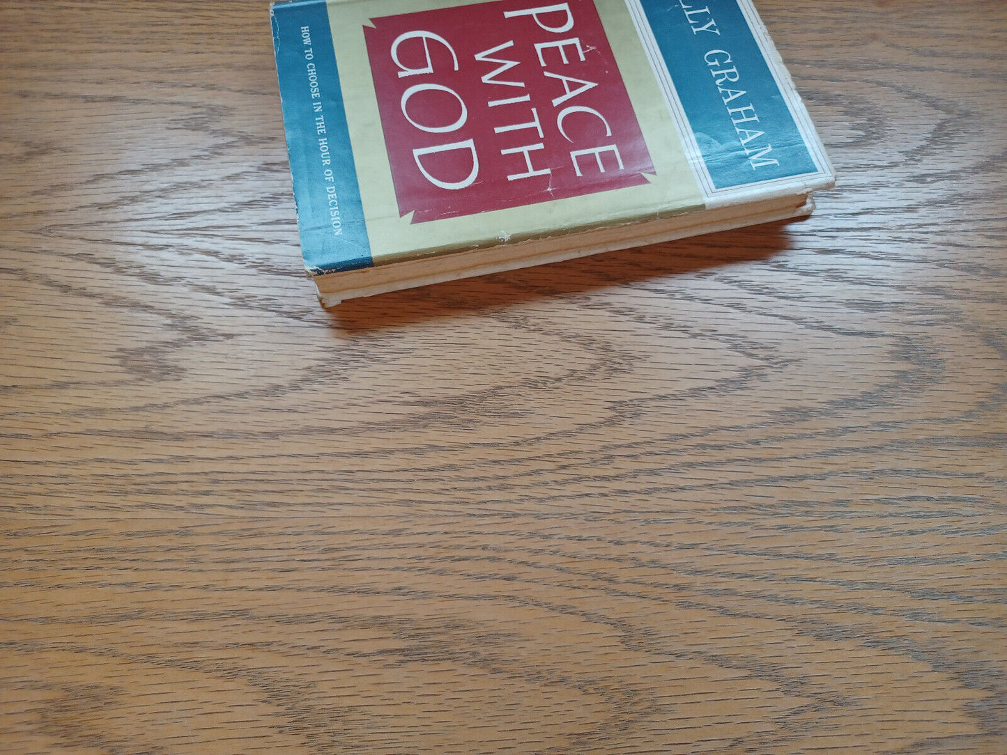 Peace With God By Billy Graham 1953 Dust Jacket