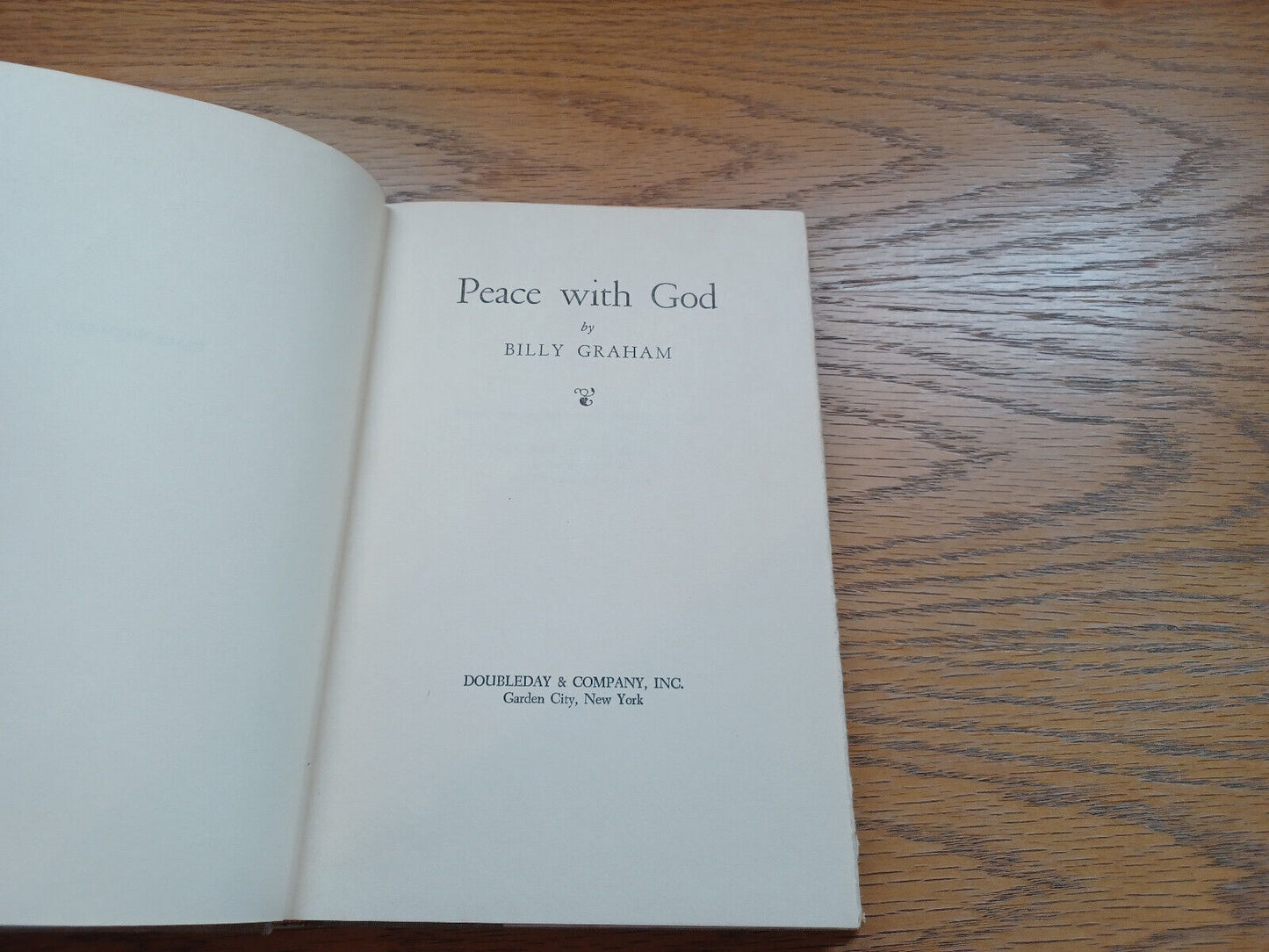 Peace With God By Billy Graham 1953 Dust Jacket