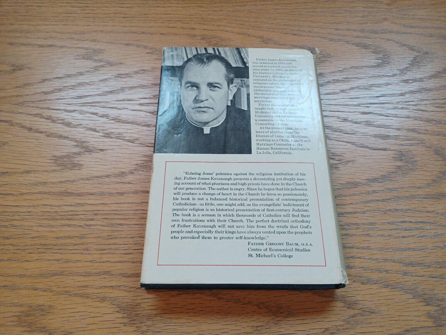 A Modern Priest Looks At His Outdated Church 1967 Dust Jacket