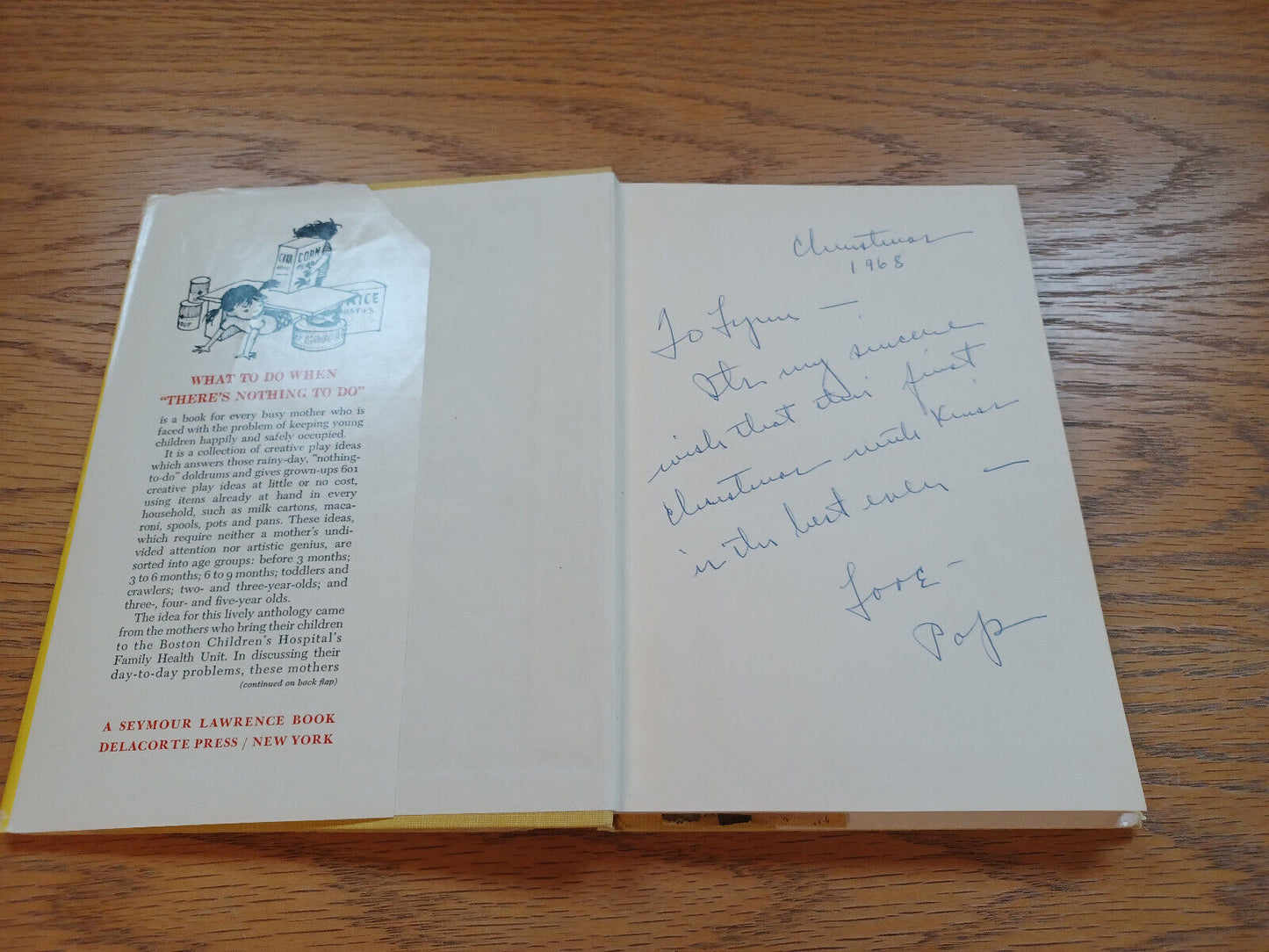 What To Do When There'S Nothing To Do By Elizabeth Gregg 1968 Dust Jacket