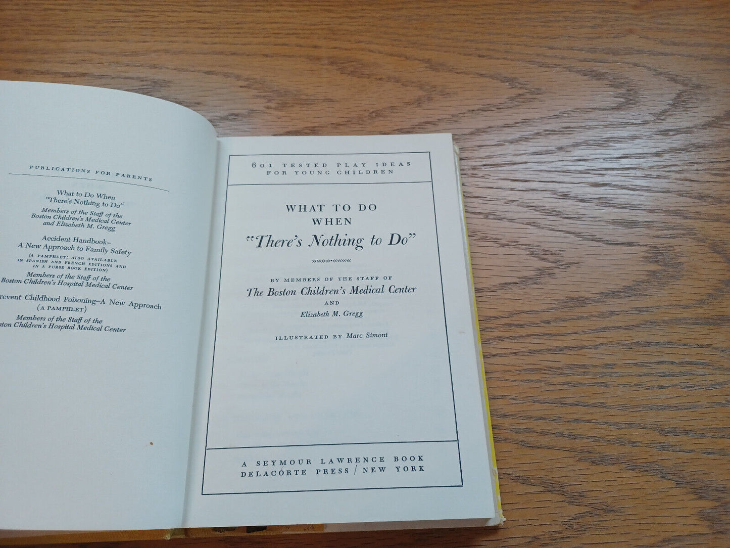 What To Do When There'S Nothing To Do By Elizabeth Gregg 1968 Dust Jacket