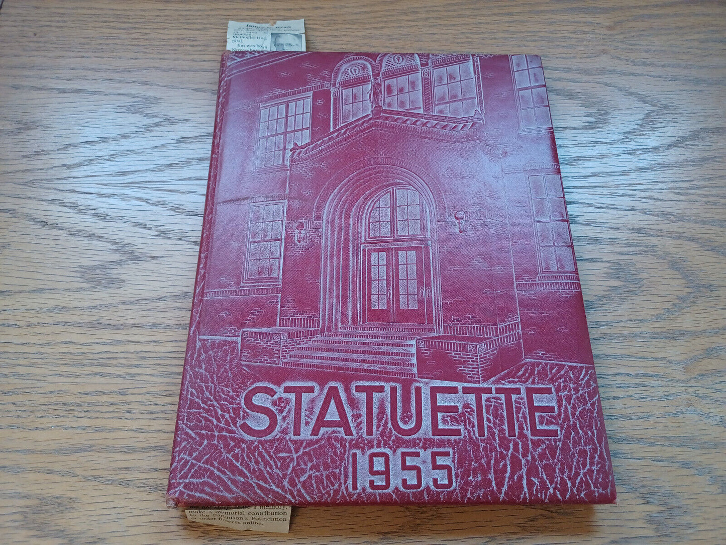 1955 Statuette St Philip High School Battle Creek Michigan Yearbook