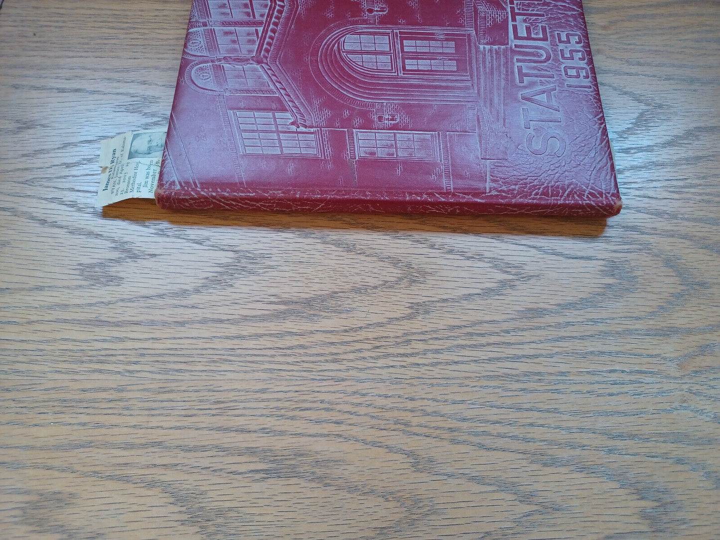 1955 Statuette St Philip High School Battle Creek Michigan Yearbook